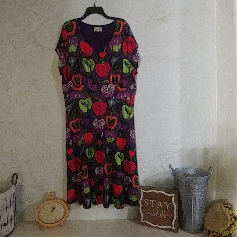 Poison Apple Swing Dress